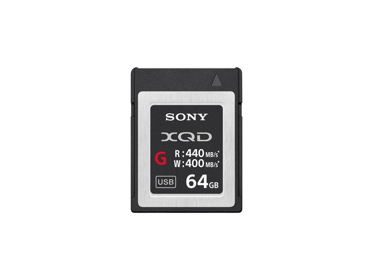 Sony G Series 64GB XQD Memory Card, 400MB/s Write Speed, 440MB/s Read Speed