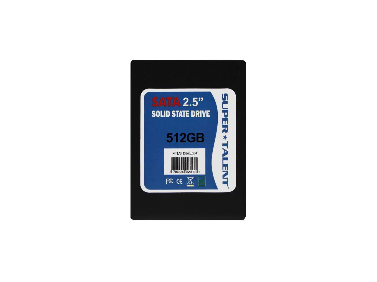 Super Talent DuraDrive AT7 512GB 2.5 inch SATA3 Solid State Drive (MLC)