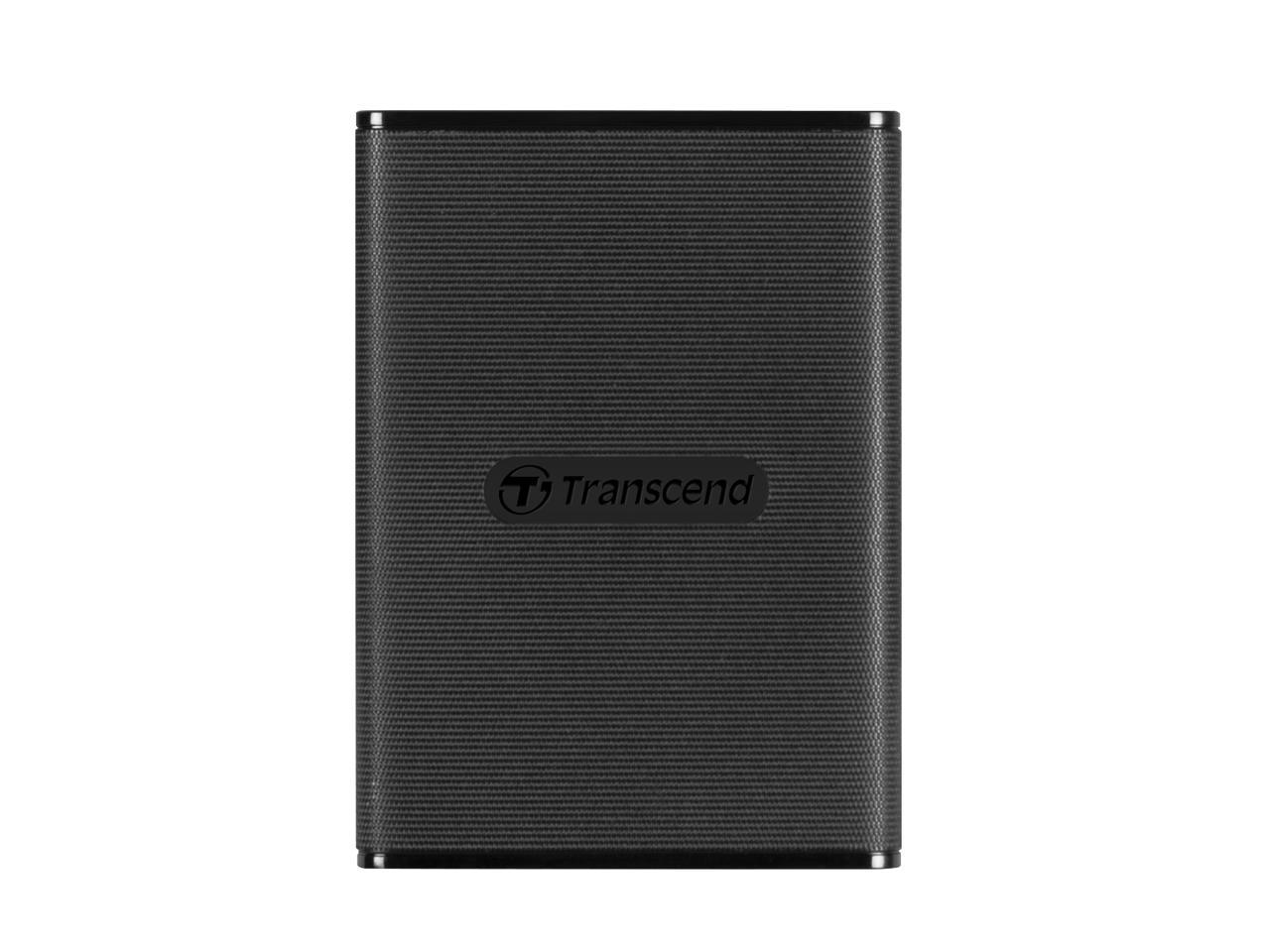 Transcend ESD230C 240 GB Solid State Drive - External - Portable - Black