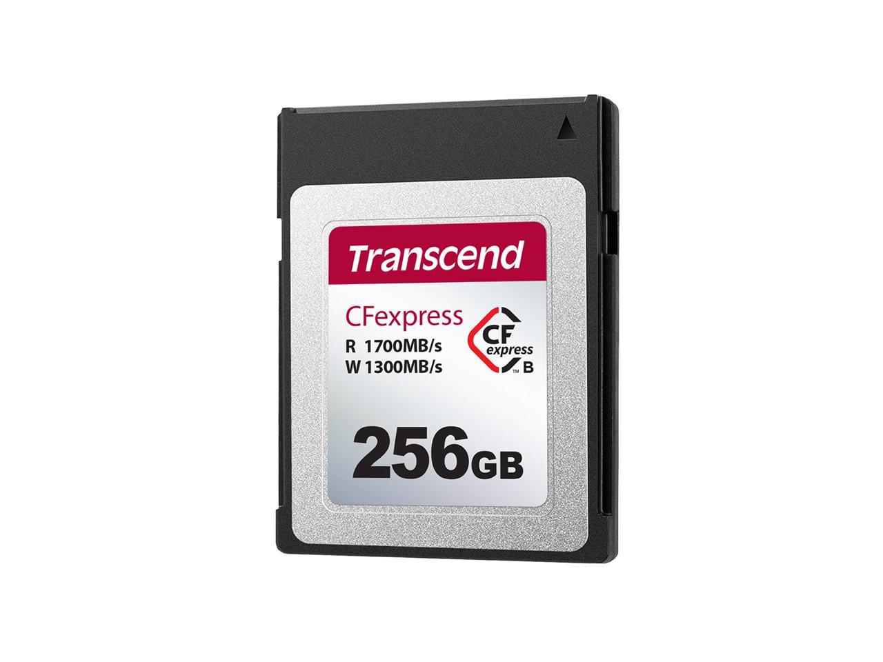 256GB Transcend CFexpress 820 Type B Memory Card 1700MB/s Read 1300MB/sec Write