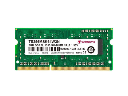 2GB DDR3L 1333 SO-DIMM CL9 1RX8
