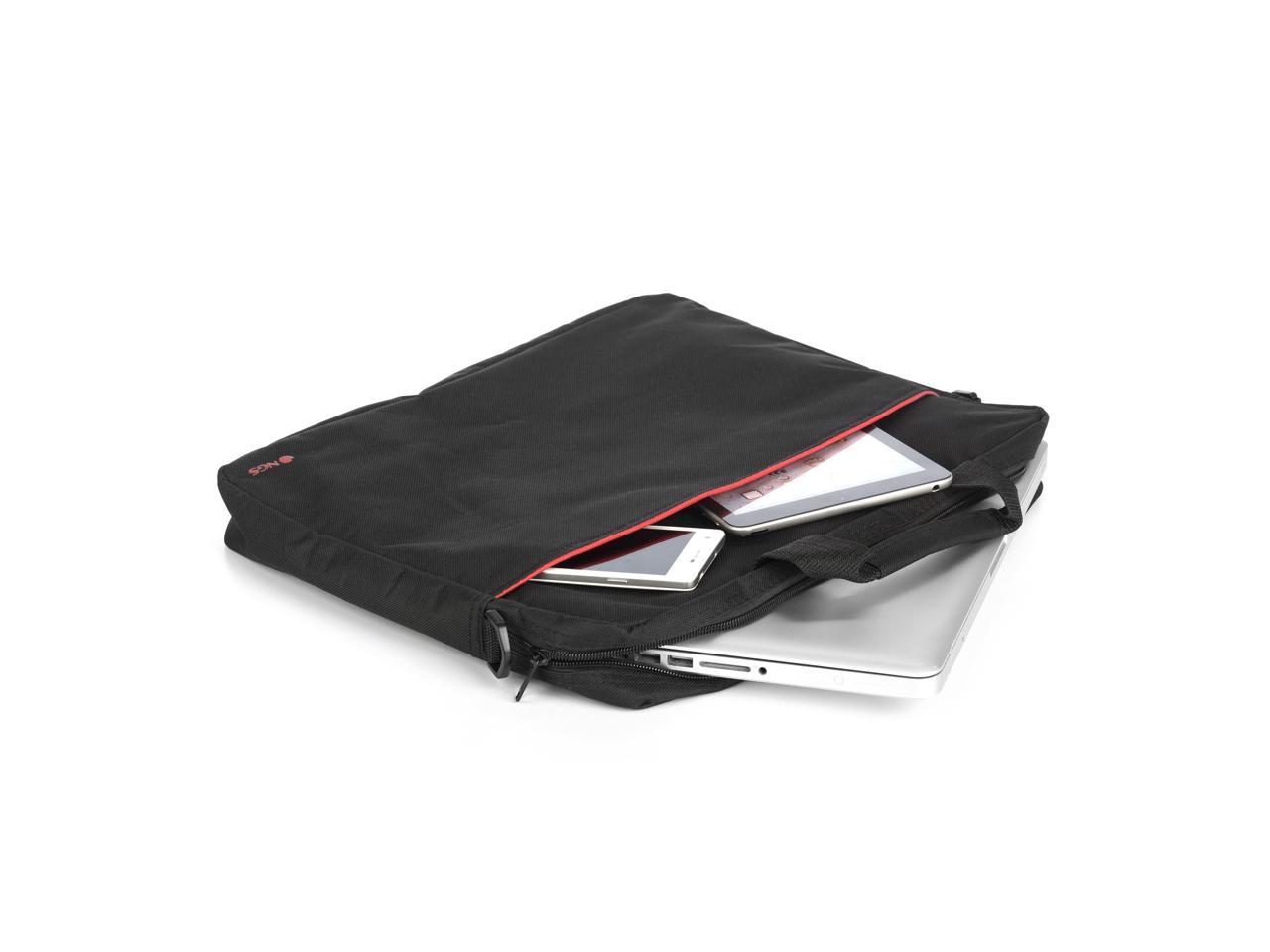 NGS 15.6" Laptop Bag Black and Red - Monray Enterprise
