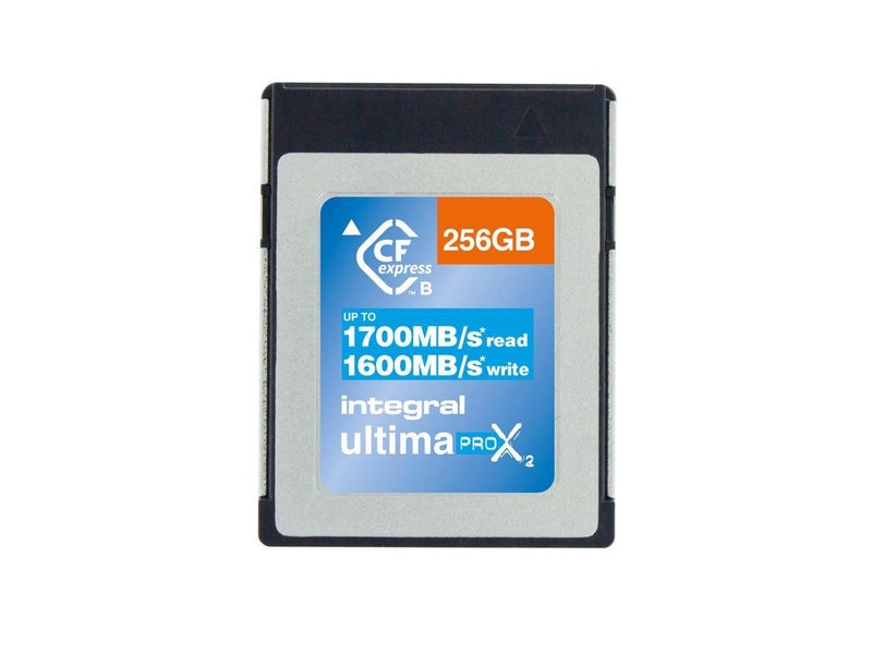 256GB Integral Ultima Pro X2 CFexpress Memory Card 11322X Speed 1700/1600 MB/sec Read/Write
