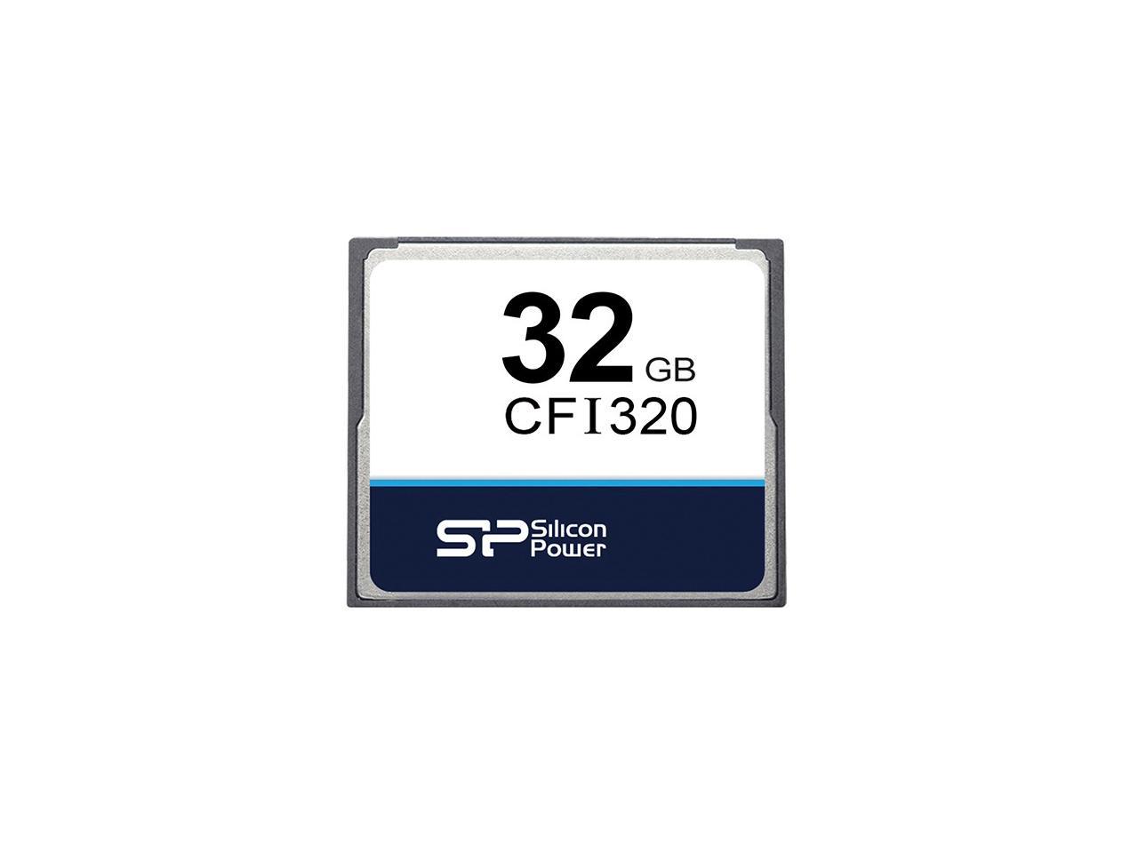 32GB Silicon Power CFI320 Industrial CompactFlash Memory Card 0-70u2103 MLC