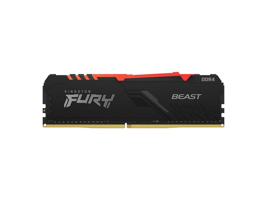 8GB Kingston Fury Beast RGB 3733MHz DDR4 Memory Module (1 x 8GB)