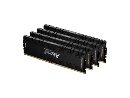 Kingston Fury Renegade 32GB (4 x 8GB) DDR4 3200Mhz Non ECC DIMM Memory Kit KF432C16RBK4/32