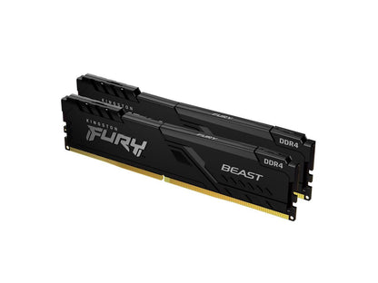 Kingston Fury Beast 16GB (2 x 8GB) DDR4 3600MHz Dual Memory Kit KF436C17BBK2/16