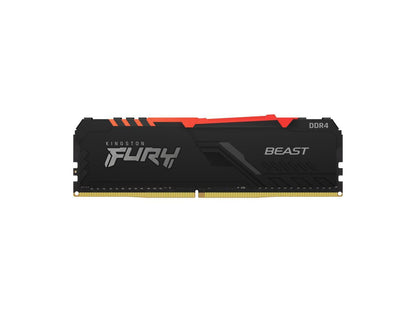 Kingston FURY Beast RGB 16GB (2 x 8GB) DDR4 3600MHz Dual Memory Kit KF436C17BBAK2/16