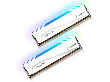 32GB Mushkin Redline Lumina RGB DDR4 3600MHz PC4-28800 CL18 Dual Channel Kit - White