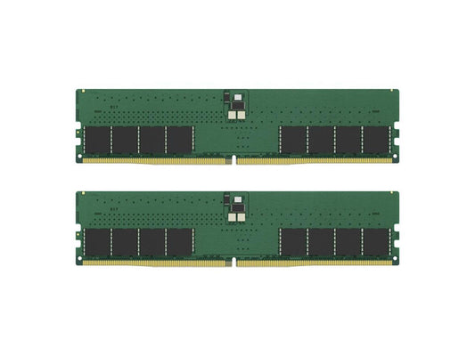 Kingston 64GB (2 x 32GB) 288-Pin PC RAM DDR5 5600 (PC5 44800) Desktop Memory Model KVR56U46BD8K2-64