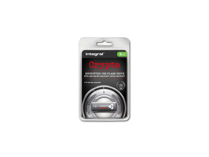 8GB Integral Drive FIPS 197 Encrypted USB Flash Drive (256-bit Hardware Encryption)