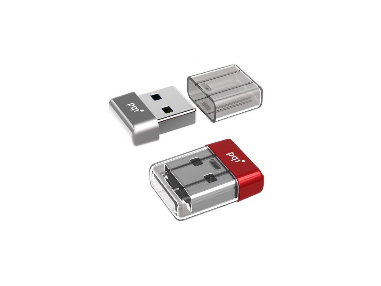 64GB PQI U603V USB3.0 Ultra-small Flash Drive Red Edition