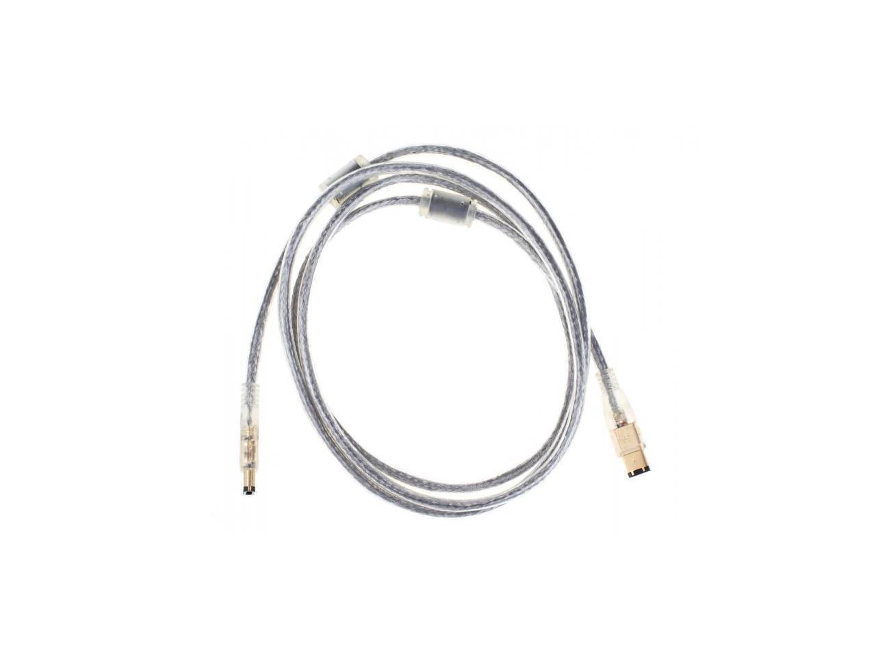 NEON FireWire IEEE 1394 Cable 6-pin male to 6-pin male 6ft High Speed Gold Plated. Model S-PC-1051A