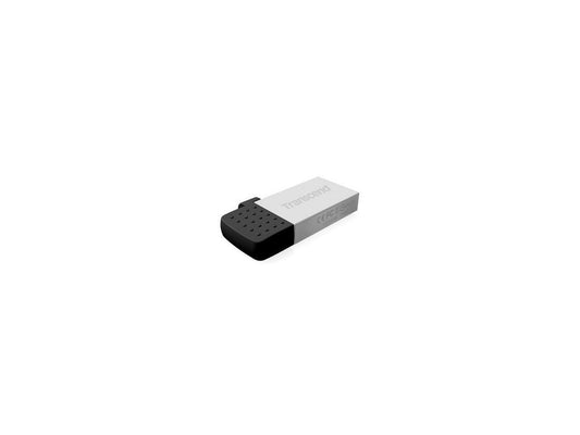 64GB Transcend Jetflash 380S OTG USB2.0 Flash Drive - Silver Edition