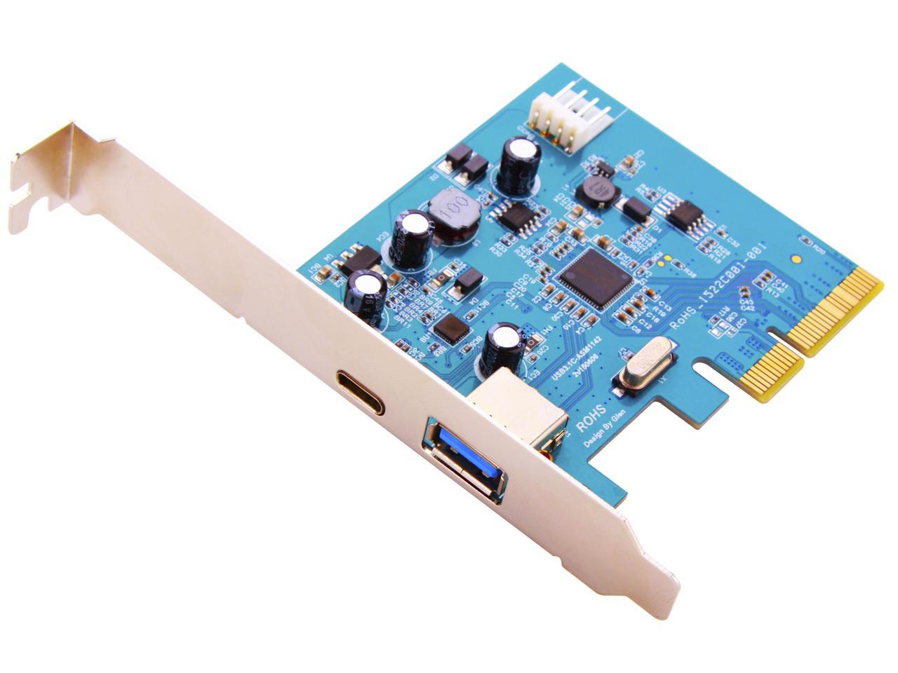 ZTC Sky USB 3.1 Add-On PCIe Card High Speed Dual C and A USB ports Model ZTC-PCIE001-C3