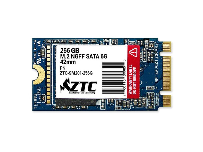 ZTC Armor 256GB 42mm M.2 NGFF 6G SSD Solid State Disk- ZTC-SM201-256G