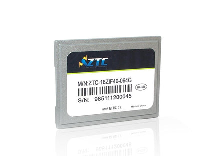 ZTC Cyclone 64GB  40-pin ZIF 1.8-inch PATA SSD Enhanced Solid State Drive - ZTC-18ZIF40-064G