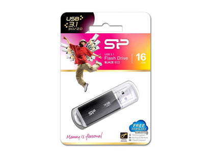 16GB Silicon Power Blaze B02 USB3.1 Flash Drive Black