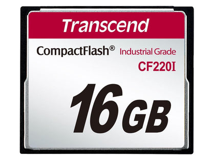 Transcend CF220I 16GB Compact Flash (CF) Industrial Temp CF220I CF Card Model TS16GCF220I
