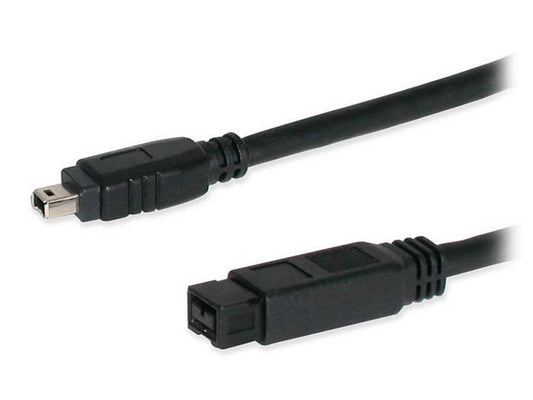 Firewire (IEEE 1394) Cable Black 300cm 10-ft - 4-pin to 9-pin Connectors