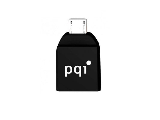 PQI Connect 204 Black Micro USB OTG Storage Adapter for Android Devices