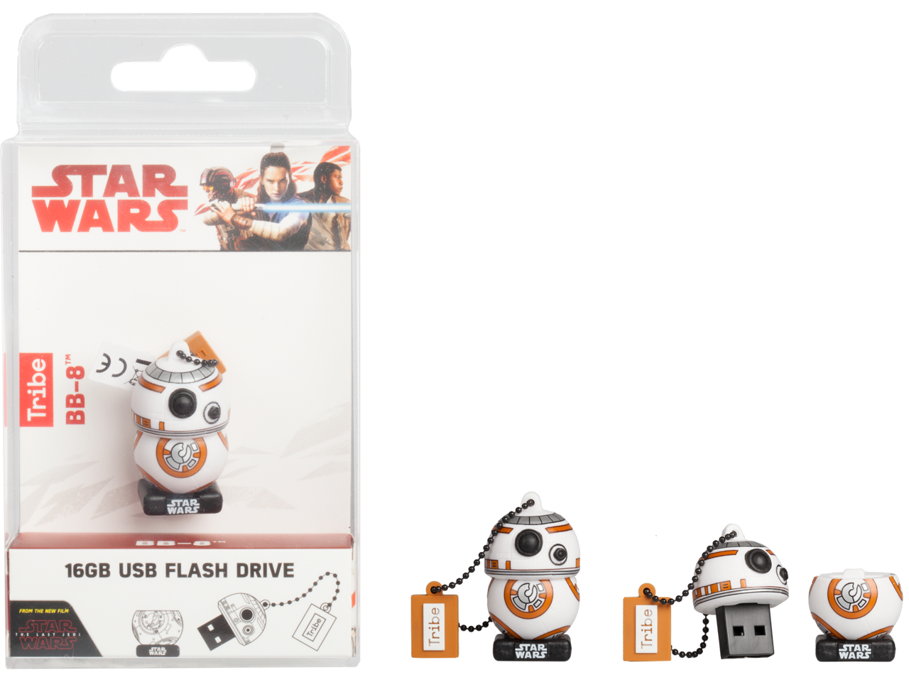 16GB Star Wars TLJ BB-8 USB Flash Drive