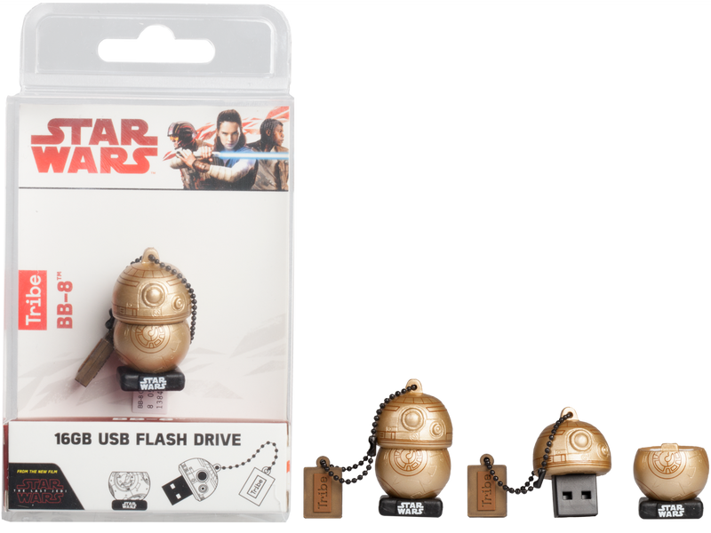 16GB Star Wars TLJ BB-8 Gold USB Flash Drive