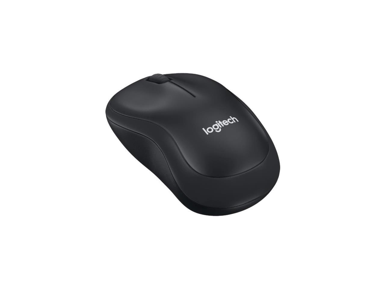 Logitech B220 Silent - Mouse - optical - 3 buttons - wireless - 2.4 GHz - USB wireless receiver