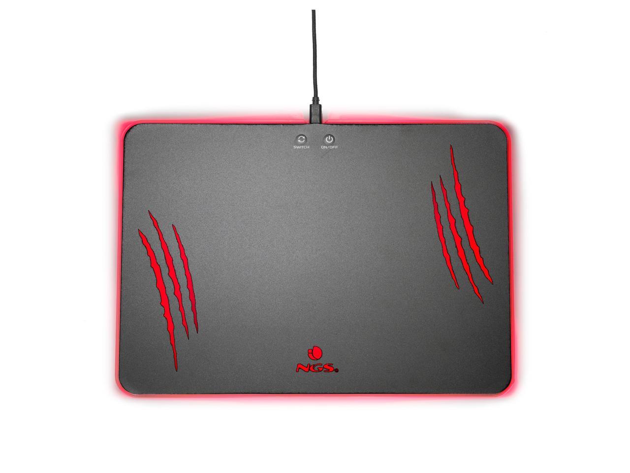 NGS Multi-color Illuminated Gaming Mouse Pad