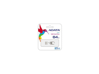 A-Data AUV310-64G-RGD Adata Classic Series Uv310 64G USB 3.1 Flash Drive Silver
