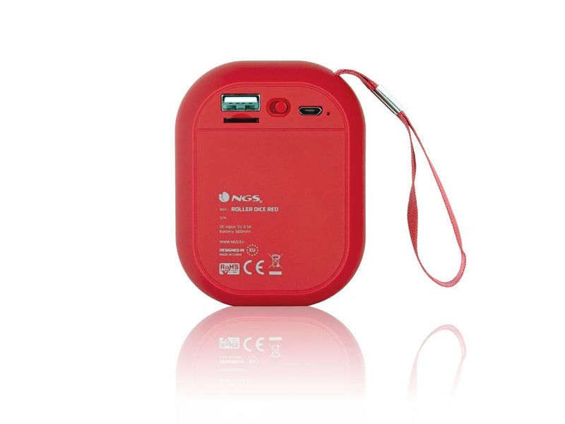 NGS 3W Bluetooth Speaker - Roller Dice Red