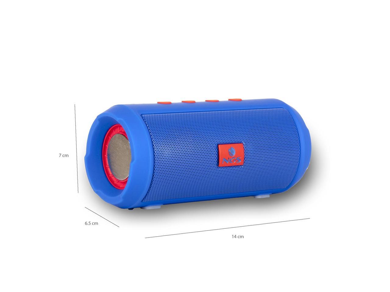 NGS Roller Tumbler 6W BlueTooth Speaker - Blue