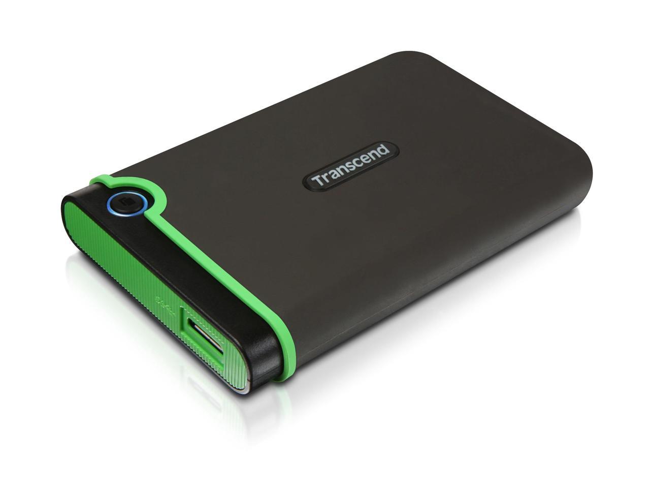 1TB Transcend StoreJet 25M3 USB3.1 Slim Portable Hard Drive Shock-Resistant