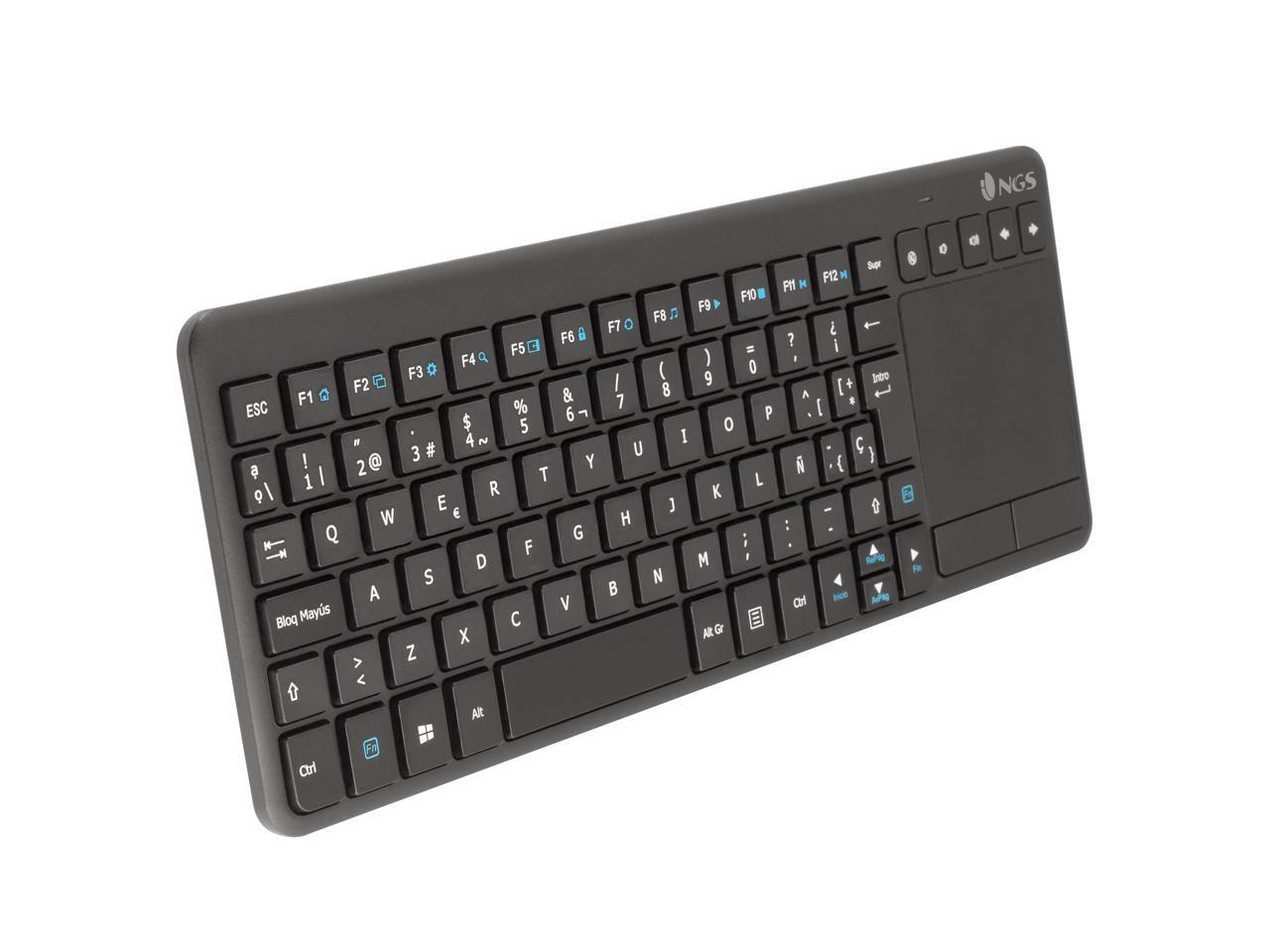 NGS Wireless TV Keyboard & Touchpad - Spanish Layout - TVWarrior