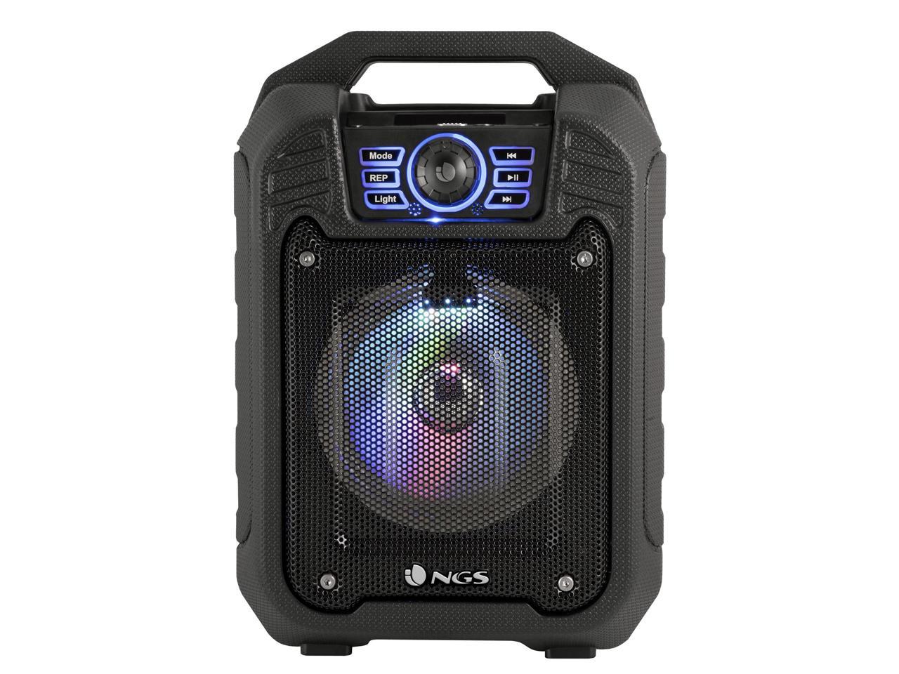 NGS Roller Tin 20W Bluetooth Speaker with FM Radio, USB Port, Aux Input and MicroSD Slot