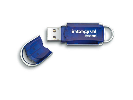 256GB Integral Courier USB2.0 Flash Drive - Blue