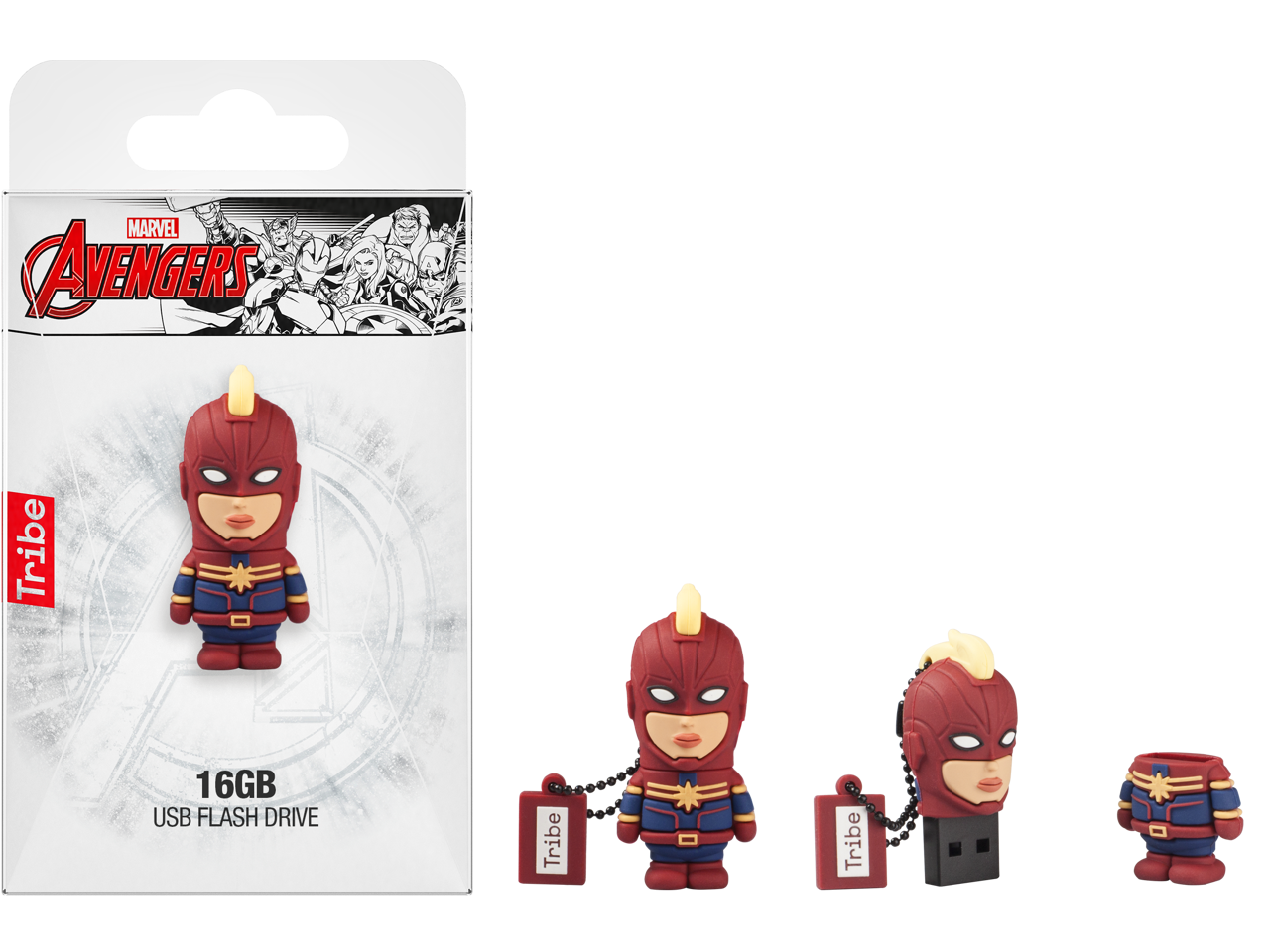 16GB Captain Marvel USB Flash Drive
