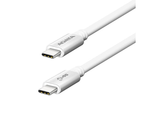 AData USB-C to USB-C 3.1 Gen2 (Reversible) Cable - Silver - 100 cm