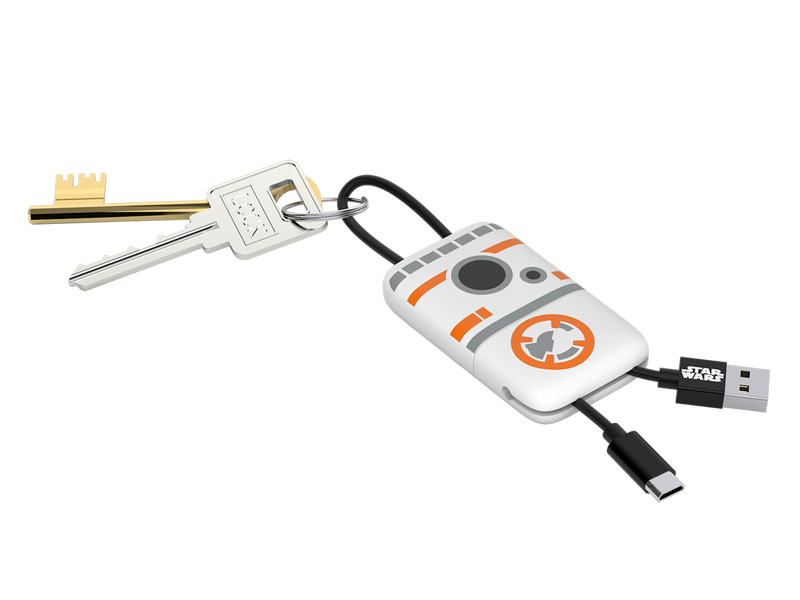 Star Wars TLJ BB-8 KeyLine Micro USB Cable 22cm