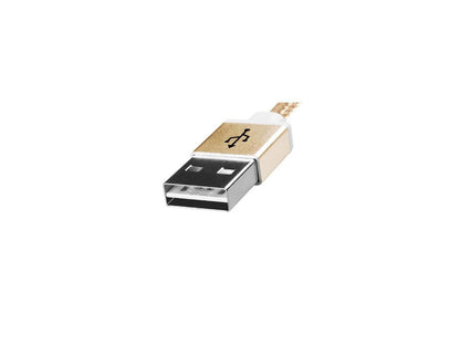 AData Android USB to Micro USB Charging/Sync Cable, 100cm - Gold