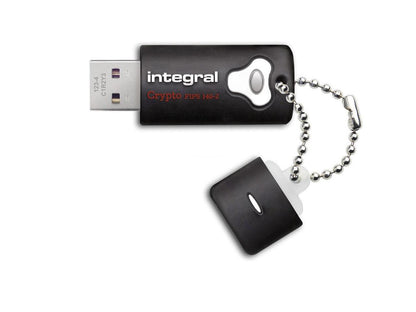 32GB Integral Drive FIPS 140-2 Encrypted USB3.0 Flash Drive (256-bit Hardware Encryption)