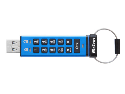 KINGSTON DT2000/64GB 64GB KEYPAD USB 3.0 DT2000