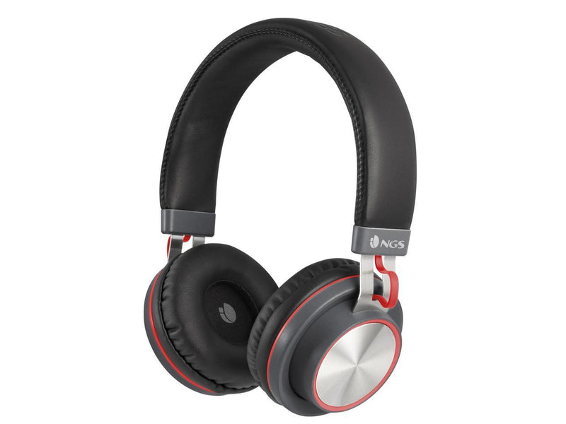 NGS Artica Patrol Bluetooth Stereo Headphones - Red