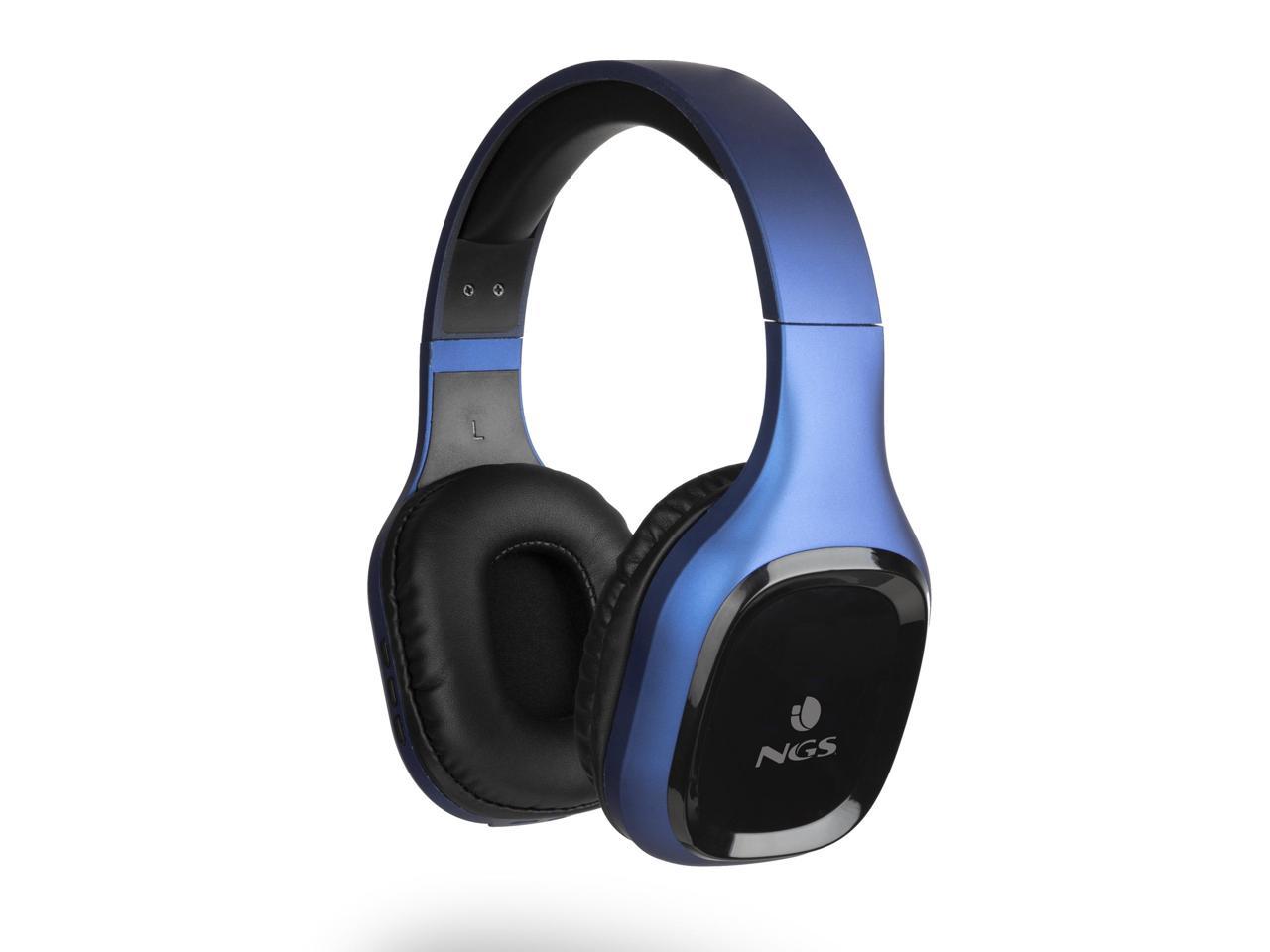 NGS Artica Sloth Wireless BT Headphones, Blue