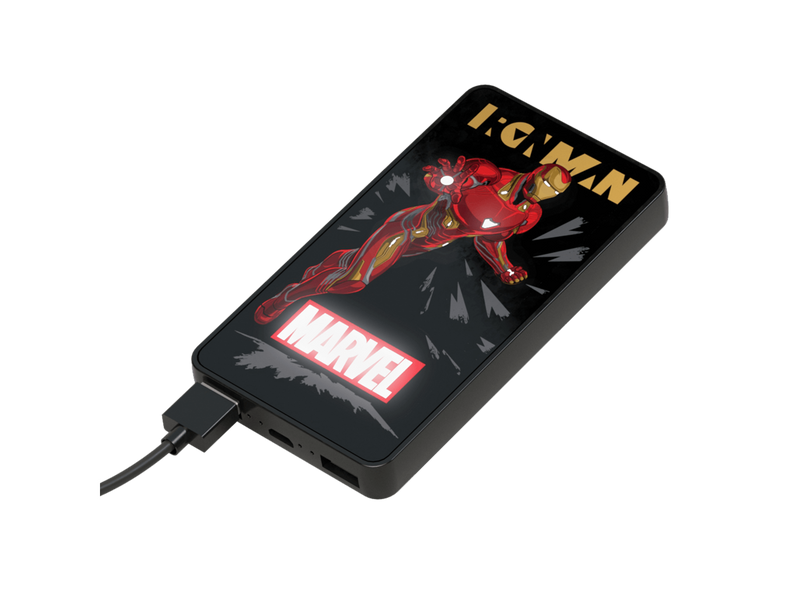 6000mAh Marvel Iron Man Lumina Power Bank