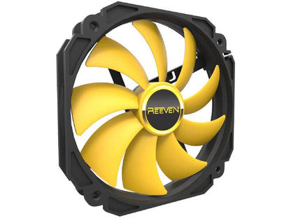 Reeven Coldwing14 High Airflow 140mm Case/CPU Heatsink Fan, 800rpm/3pin Connector