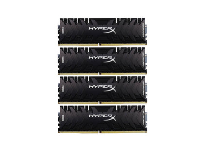 HyperX Predator Black 64GB kit 3600MHz DDR4 CL17 DIMM XMP Desktop PC Memory (HX436C17PB3K4/64)