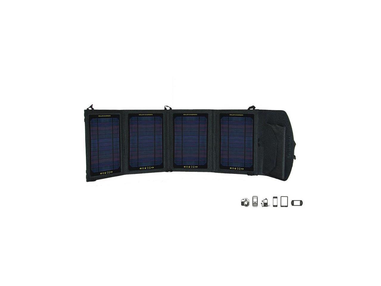 EyezOff SP8 Foldable Solar Panel Pack (14W Capacity) 5V/2.2A Output