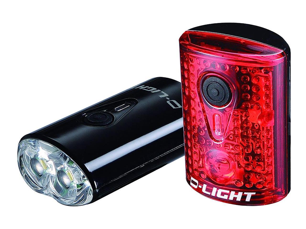 EyezOff USB Rechargeable LED Bicycle Lights Front/Rear Set