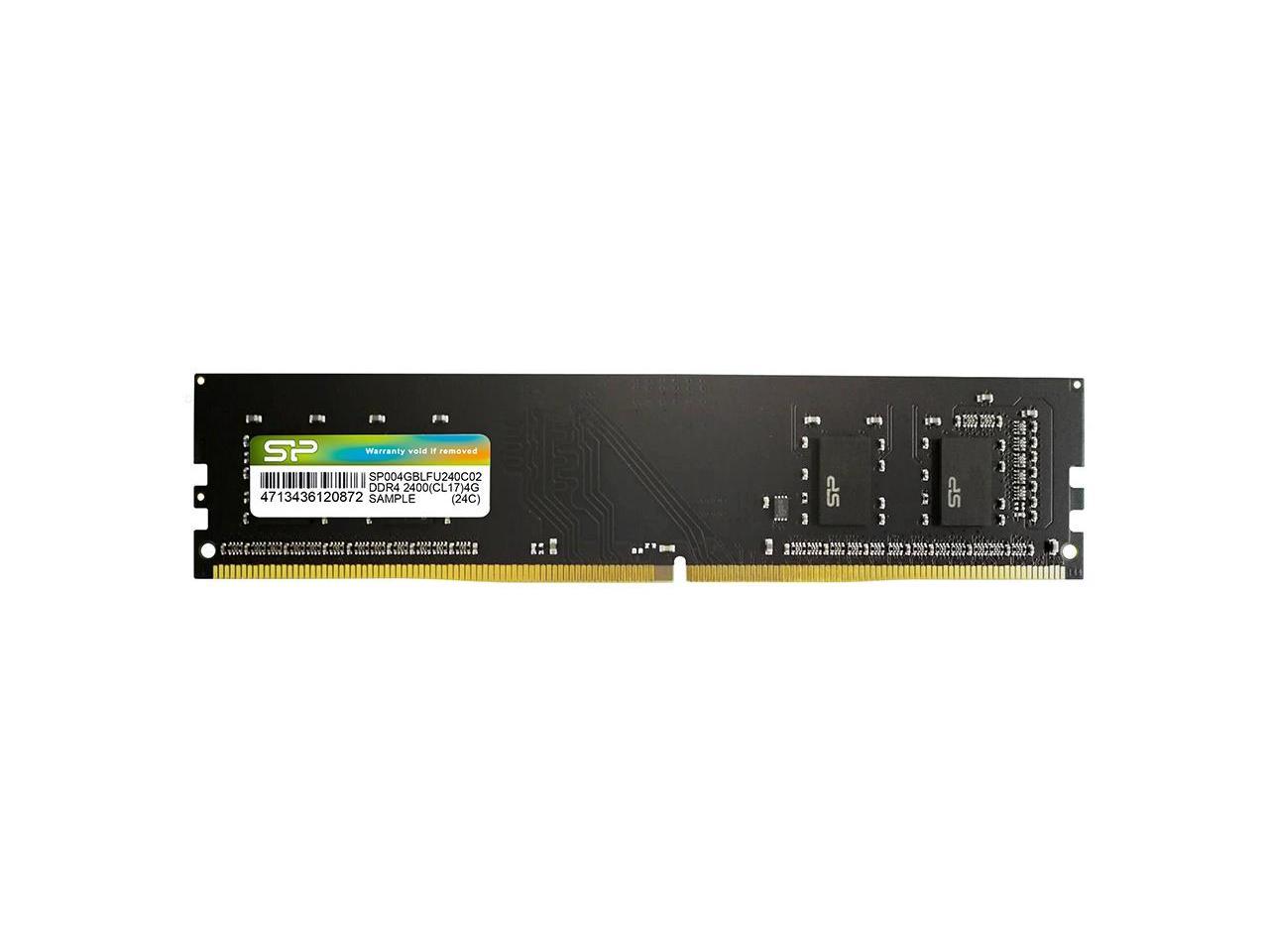 4GB Silicon Power DDR4 2400MHz PC4-19200 Desktop Memory Module CL17 288 pins